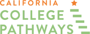 Logo for the California College Pathways program.