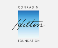 Logo for the Conrad N. Hilton Foundation.